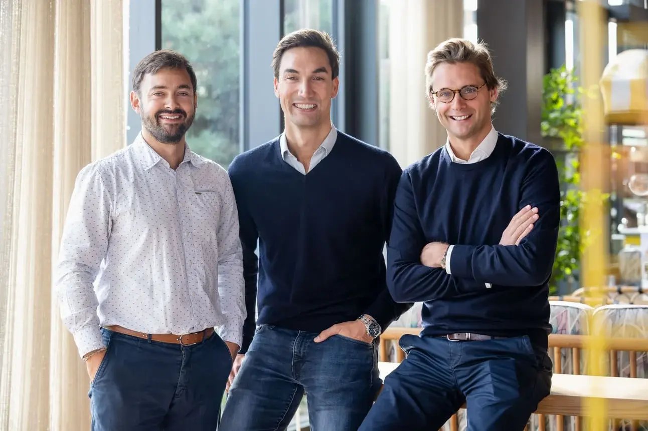 \Benjamin, Quentin et Foulques souriants
