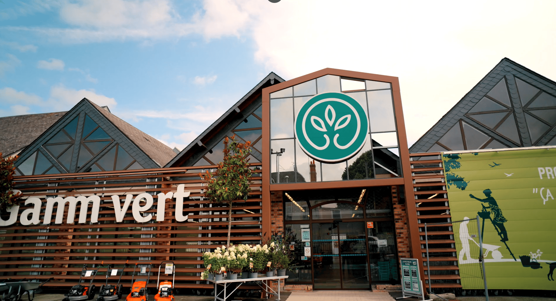 Gamme Vert Devanture en Bois